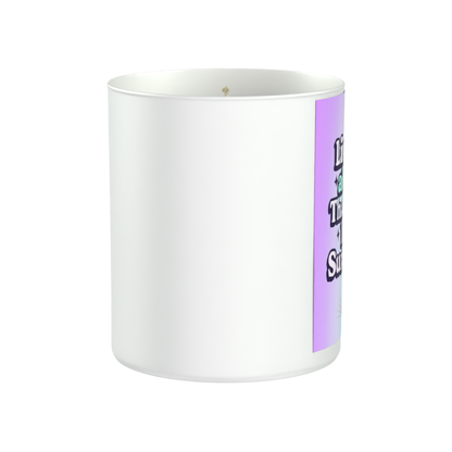 Live in a Way That Feels Like Sunshine 200g White candle ‘Sandy Bay'