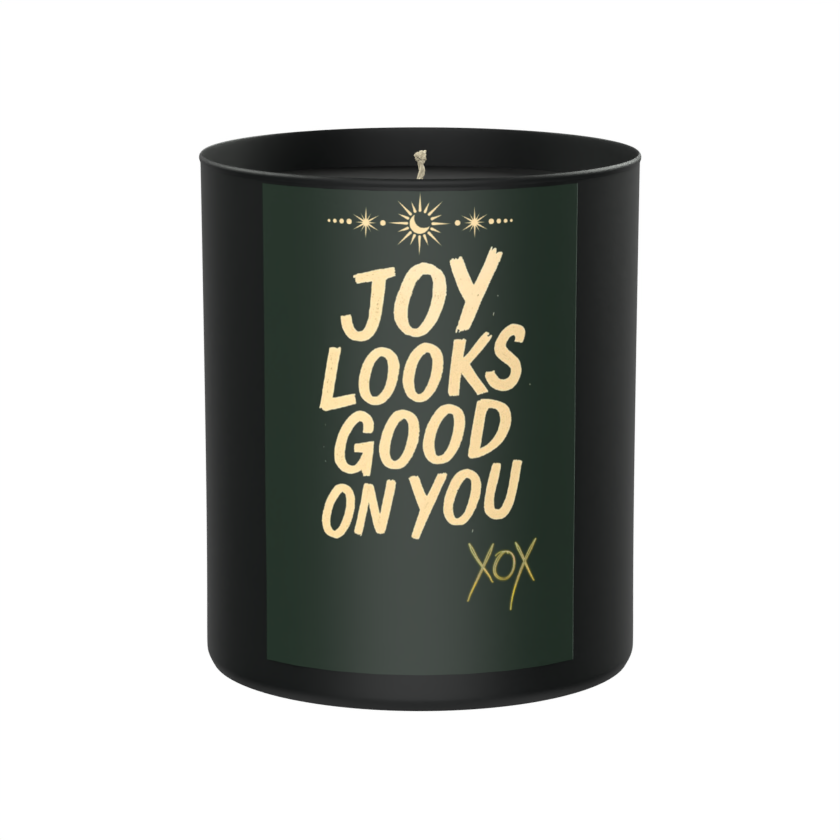 Joy Looks Good on You 200g Black Candle ‘Dark Noir’