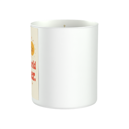 You make this world kinder. 200g White candle ‘Sandy Bay'