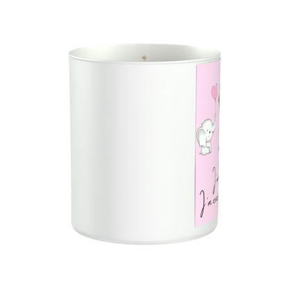Not lazy elephant 200g White candle ‘Sandy Bay'