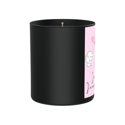 Not lazy elephant 200g Black Candle ‘Dark Noir’