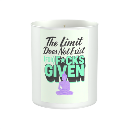 The Limit Does Does Not Exist (for F*cks Given) 200g White candle ‘Sandy Bay'