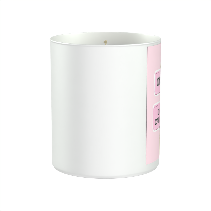 Out Of Caring Juice Bunny 200g White candle ‘Sandy Bay'