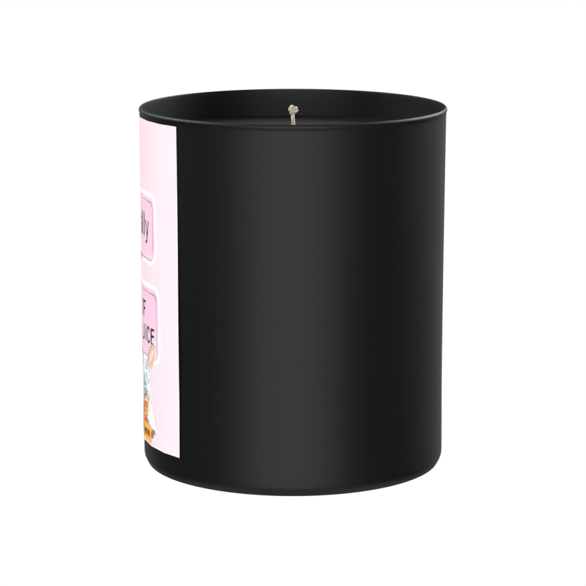 Out Of Caring Juice Bunny 200g Black Candle ‘Dark Noir’
