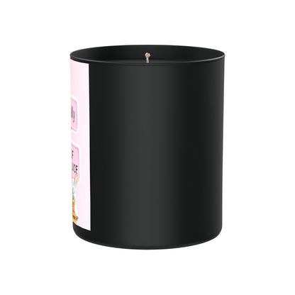 Out Of Caring Juice Bunny 200g Black Candle ‘Dark Noir’