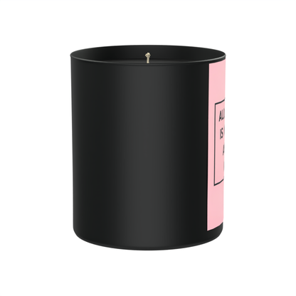 All I Need is a Cat and a Nap 200g Black Candle ‘Dark Noir’