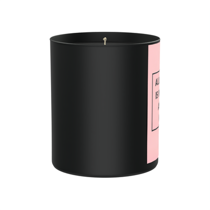 All I Need Is My Dog and a Nap 200g Black Candle ‘Dark Noir’