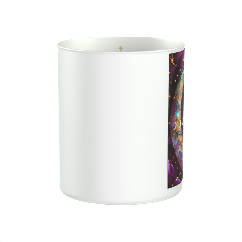 Lunar rituals, cosmic confidence, and star-kissed seduction 200g White candle ‘Sandy Bay'