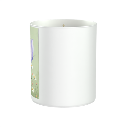 Sea breeze mornings, wildflowers in bloom, and a peaceful escape from the noise 200g White candle ‘Sandy Bay'