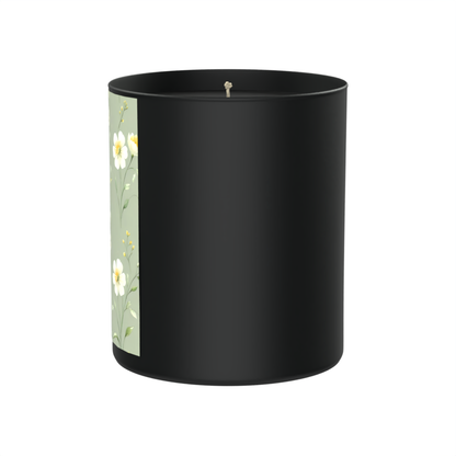 Dewy florals, earthy enchantment, and peaceful power 200g Black Candle ‘Dark Noir’