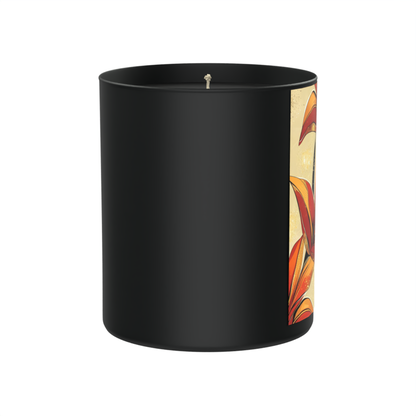 Smouldering petals, golden heat, and confident chaos 200g Black Candle ‘Dark Noir’