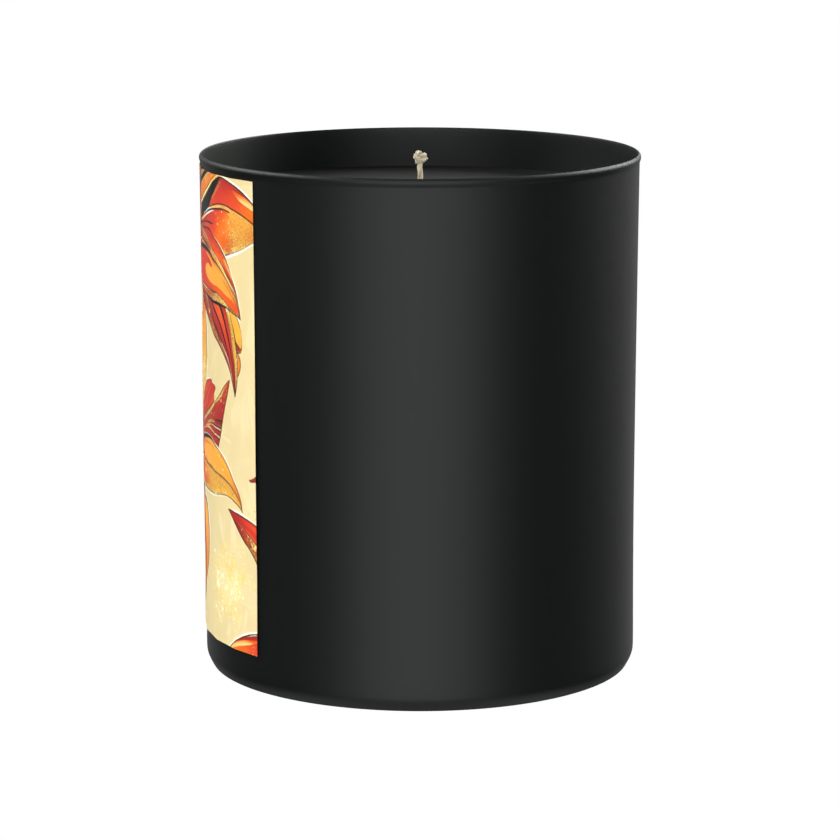 Smouldering petals, golden heat, and confident chaos 200g Black Candle ‘Dark Noir’