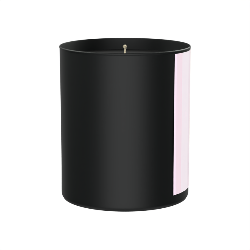 Moonlit florals, enchanted woods, and pastel spells 200g Black Candle ‘Dark Noir’