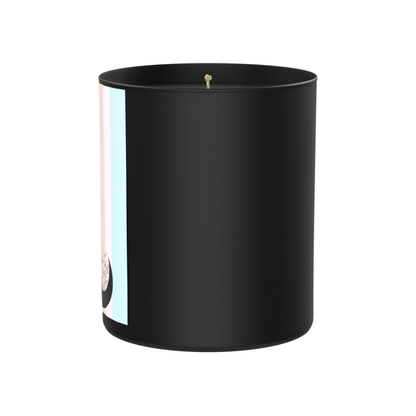 Moonlit florals, enchanted woods, and pastel spells 200g Black Candle ‘Dark Noir’
