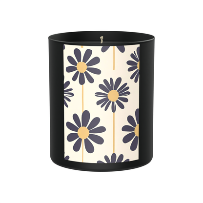 Vintage florals, deep woods, and a little flower power magic. 200g Black Candle ‘Dark Noir’