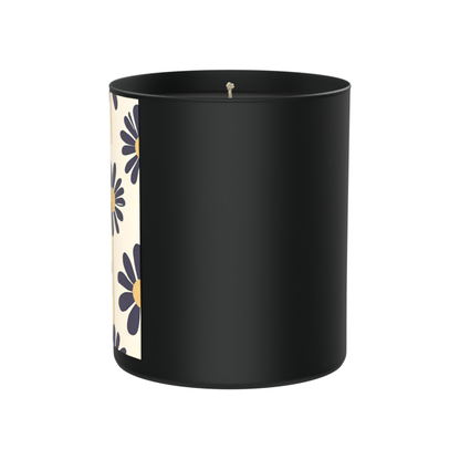 Vintage florals, deep woods, and a little flower power magic. 200g Black Candle ‘Dark Noir’