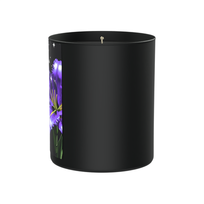 Midnight blooms, whispered spells, and floral femme power. 200g Black Candle ‘Dark Noir’