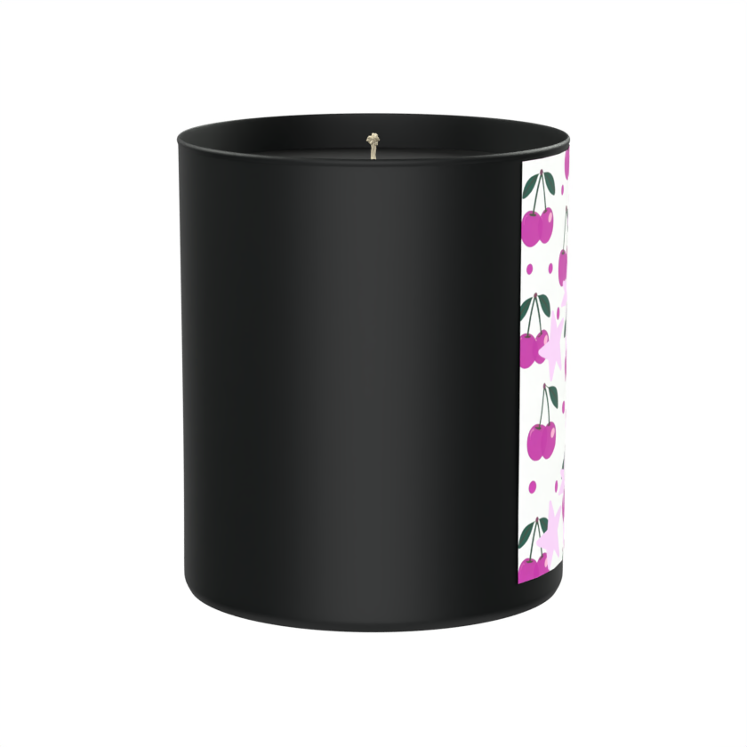 Cherry print 200g Black Candle ‘Dark Noir’