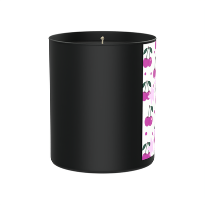Cherry print 200g Black Candle ‘Dark Noir’