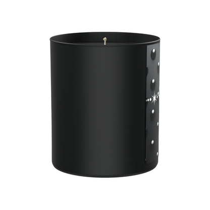 A midnight ritual with a cosmic twist. 200g Black Candle ‘Dark Noir’