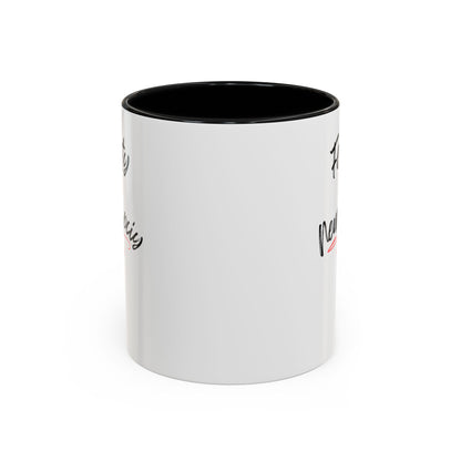 White Feisty And Neurospicy Accent Coffee Mug (11, 15oz)