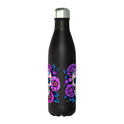 Classic 50cl Thermos Bottle – Sugar Skull Bloom Edition