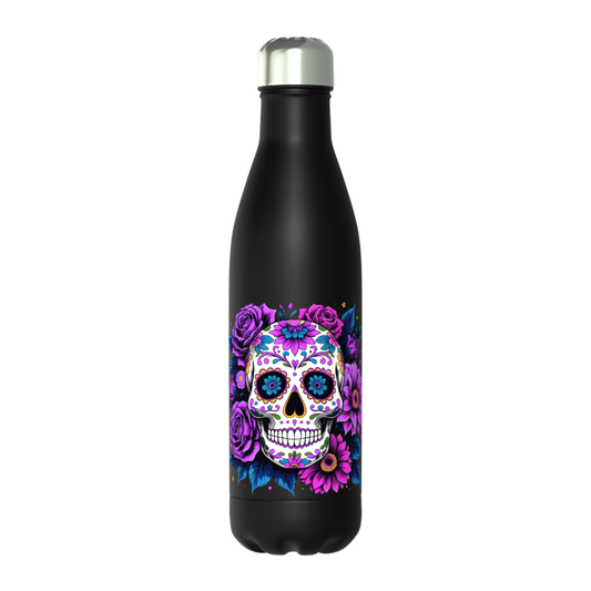 Classic 50cl Thermos Bottle – Sugar Skull Bloom Edition