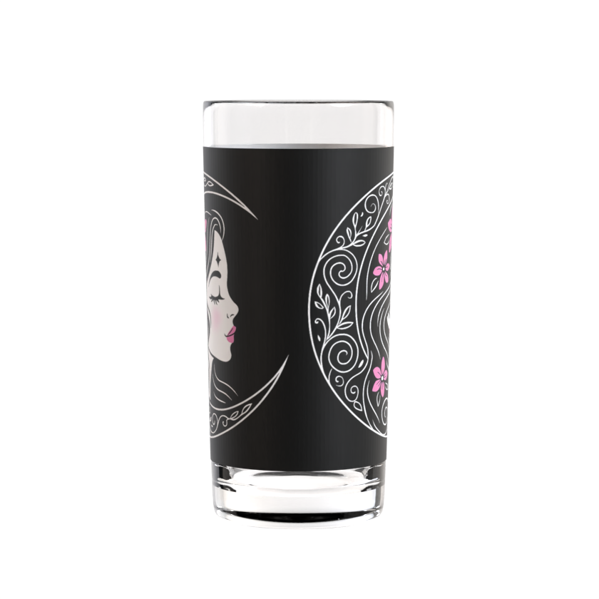 Mystic Moon Woman Highball Glass