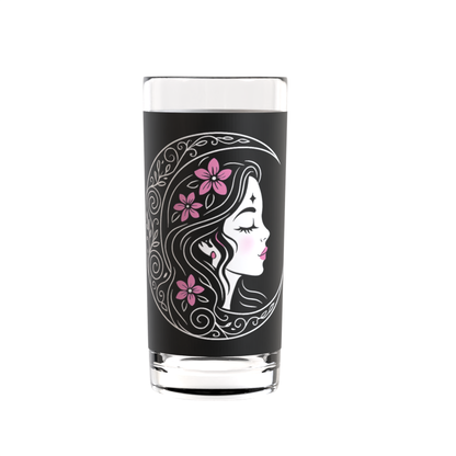 Mystic Moon Woman Highball Glass
