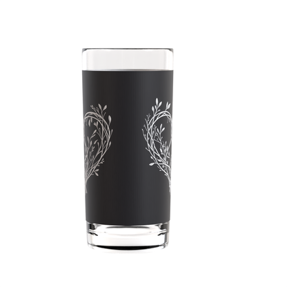 Gothic Heart Highball Glass