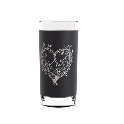 Gothic Heart Highball Glass