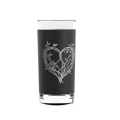 Gothic Heart Highball Glass