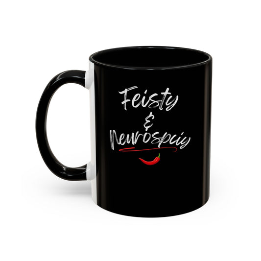 Feisty And Neurospicy Accent Coffee Mug (11, 15oz)