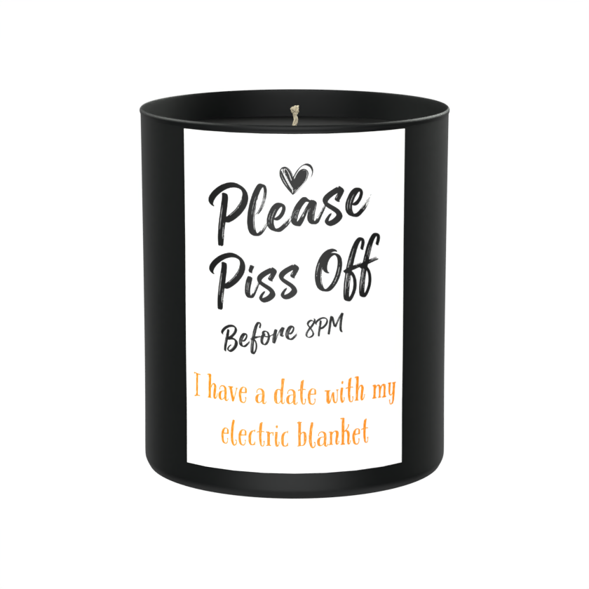 Please P*ss Off 200g Black Candle ‘Dark Noir’