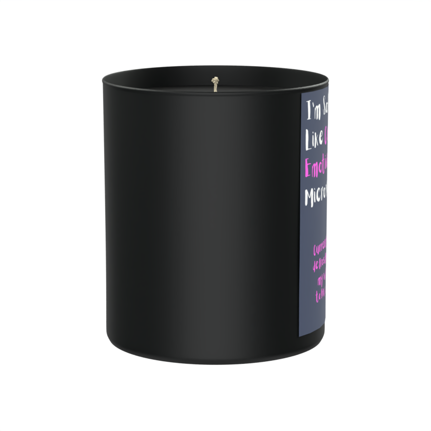 Currently defrosting my will to live… 200g Black Candle ‘Dark Noir’
