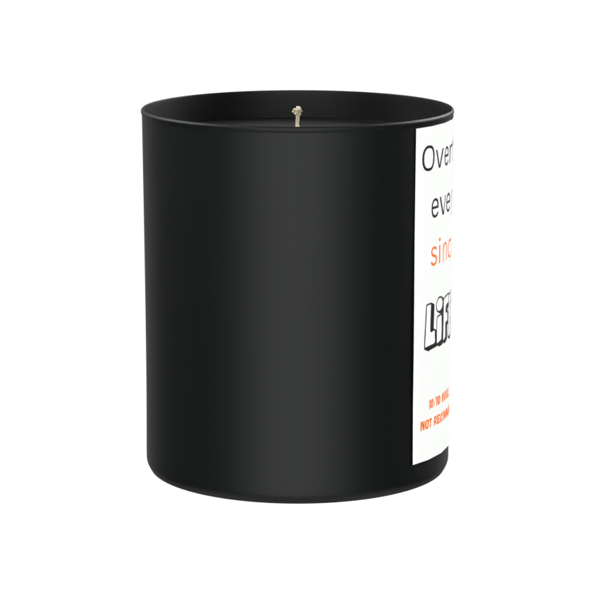 Overthinking everything since birth. 200g Black Candle ‘Dark Noir’