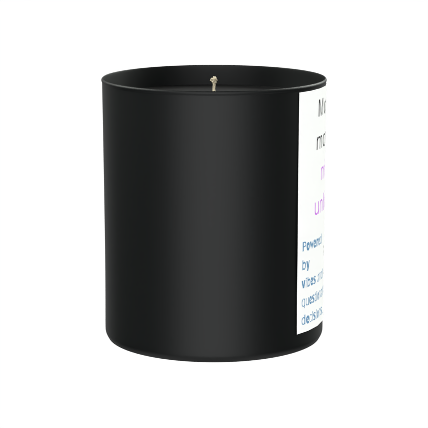 Moonlit Moody 200g Black Candle ‘Dark Noir’