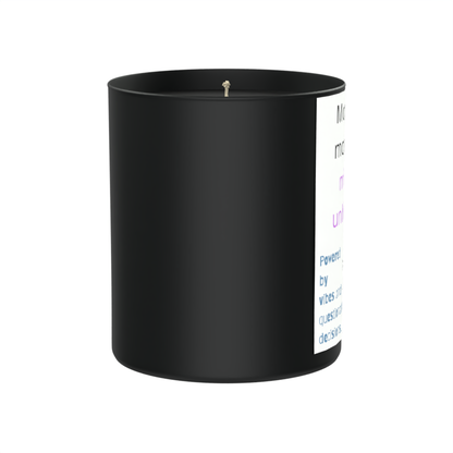 Moonlit Moody 200g Black Candle ‘Dark Noir’
