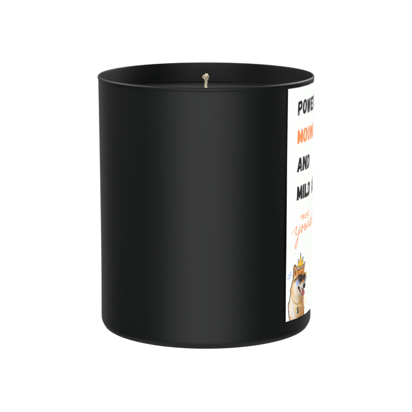 Powered by moonlight and mild delusion 200g Black Candle ‘Dark Noir’