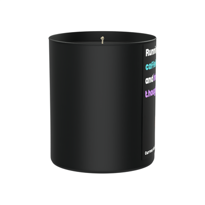 Running on caffeine 200g Black Candle ‘Dark Noir’