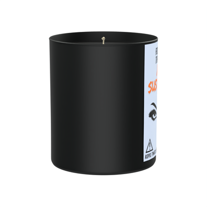 For when the vibes are suspicious 200g Black Candle ‘Dark Noir’
