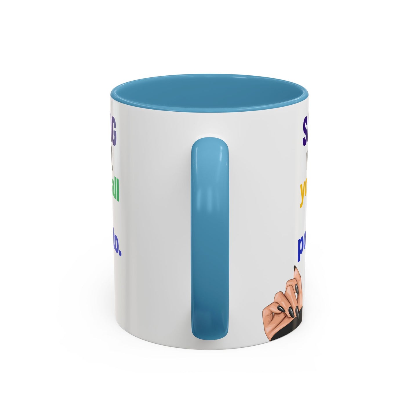 Colourful Accent Coffee Mug with Empowering Quote - Perfect for Gift Giving, Home Office, and Coffee Lovers