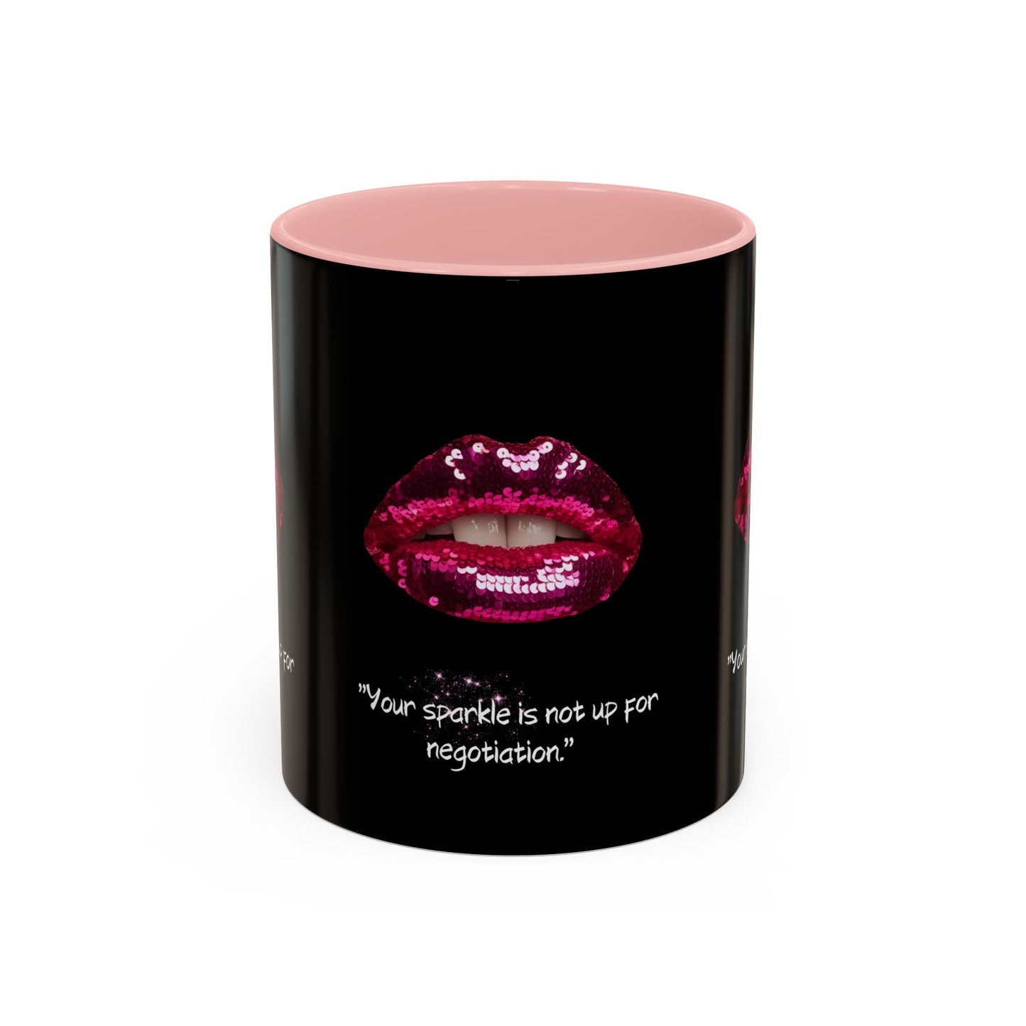 Sparkle Lips Accent Coffee Mug (11, 15oz)