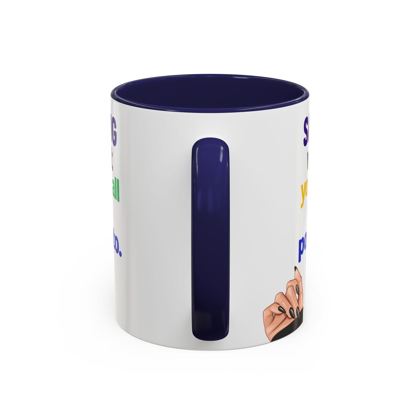 Colourful Accent Coffee Mug with Empowering Quote - Perfect for Gift Giving, Home Office, and Coffee Lovers