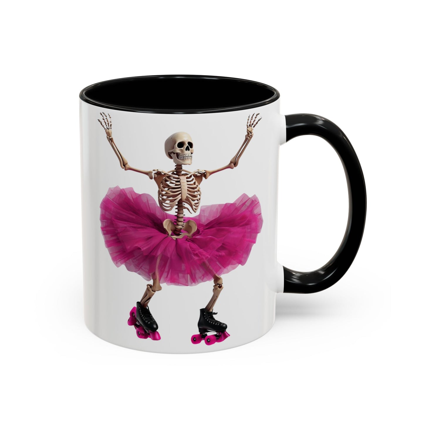 Skater Ghoul Accent Coffee Mug (11, 15oz)
