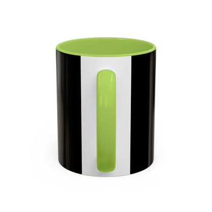 Dead Inside but still fancy Rainbow Skeleton Top Hat Whiskey Accent Coffee Mug (11, 15oz)