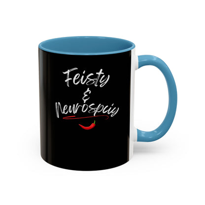 Feisty And Neurospicy Accent Coffee Mug (11, 15oz)