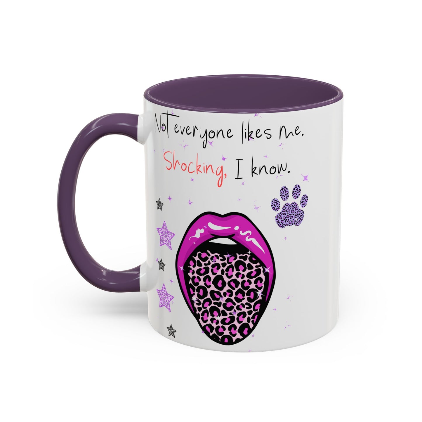 Sassy Accent Coffee Mug, Funny Coffee Cup, Cat Lover Gift, Unique Mug for Pet Owners, Birthday Gift for Her