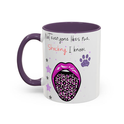Sassy Accent Coffee Mug, Funny Coffee Cup, Cat Lover Gift, Unique Mug for Pet Owners, Birthday Gift for Her