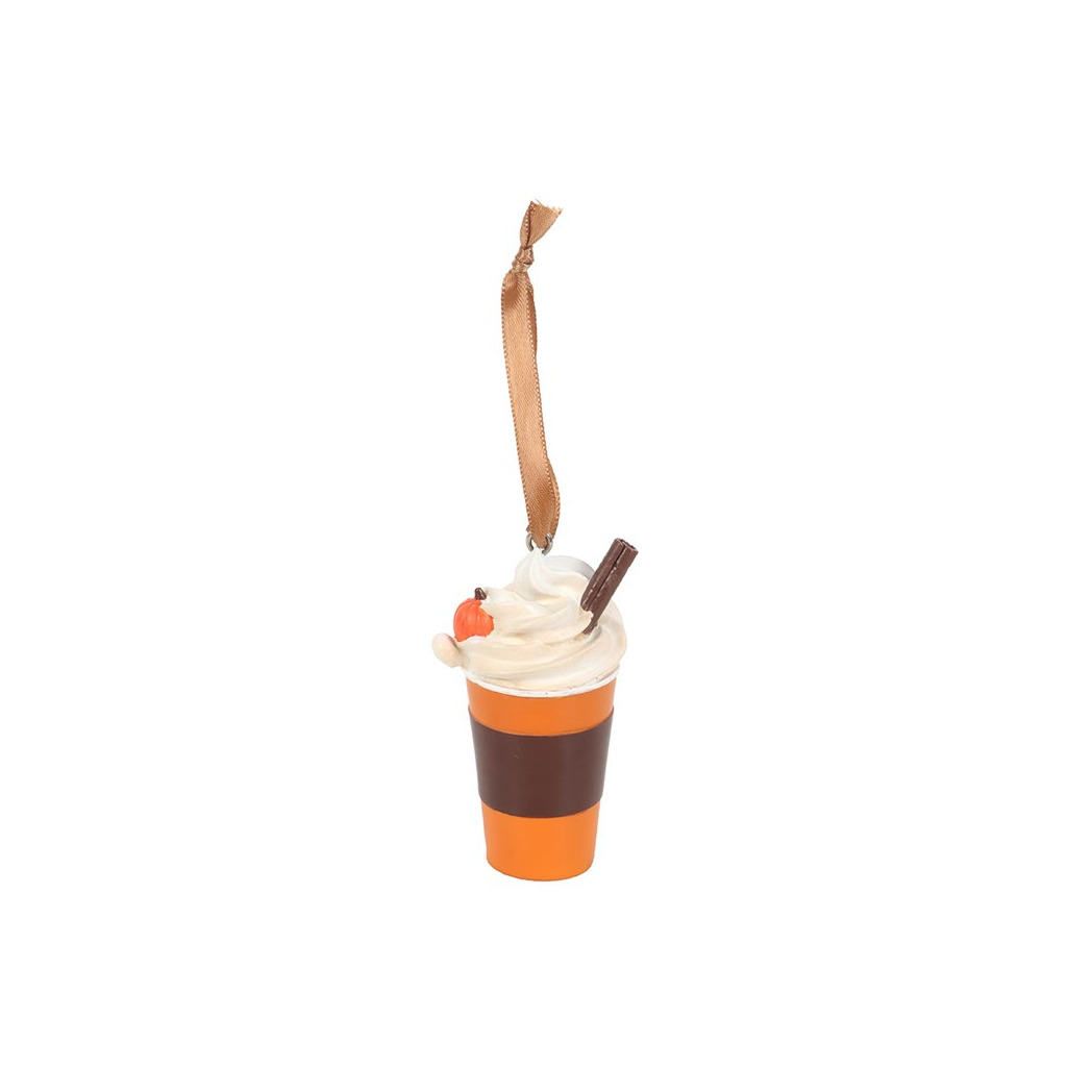 Pumpkin Spice Latte Hanging Ornament – Autumn Decoration